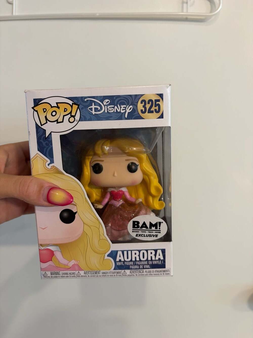 Funko POP! Disney Sleeping Beauty Aurora #325 BAM! Exclusive Glitter Vinyl Figur